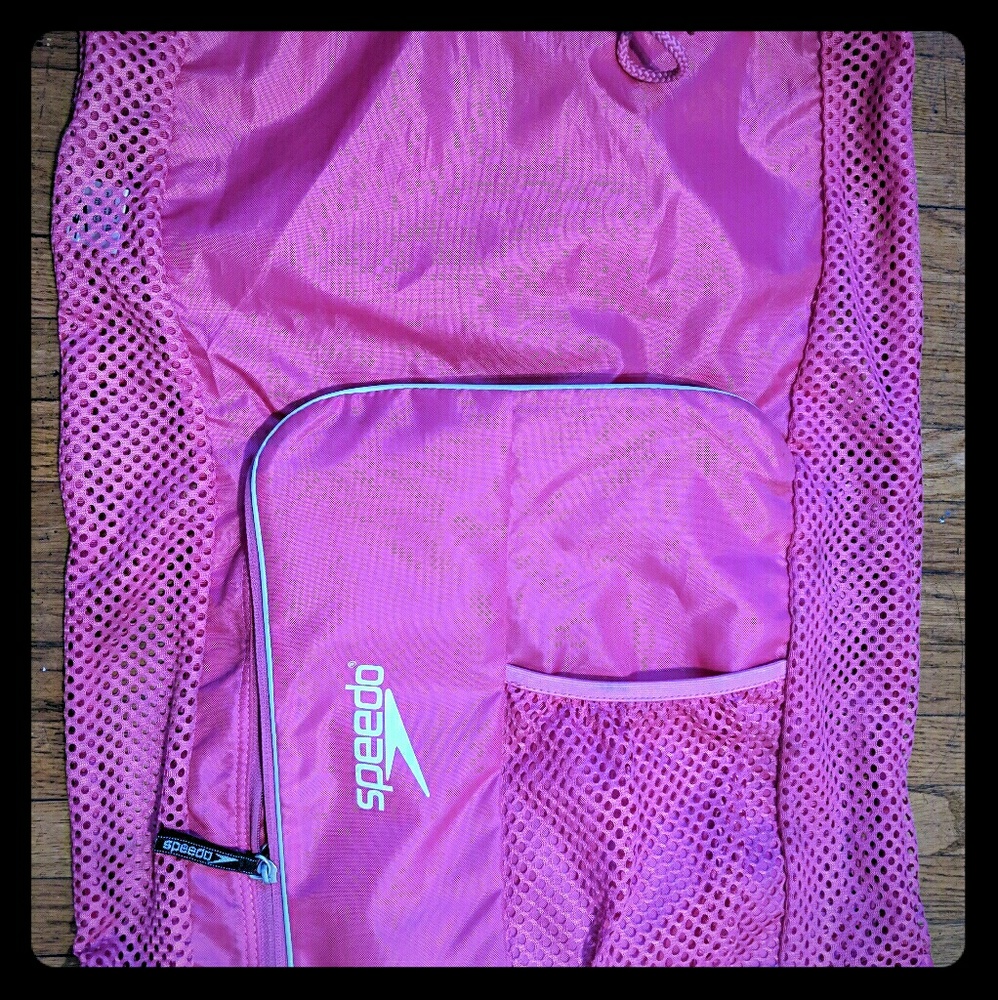 Speedo Deluxe Ventilator Mesh Bag puchsia purple